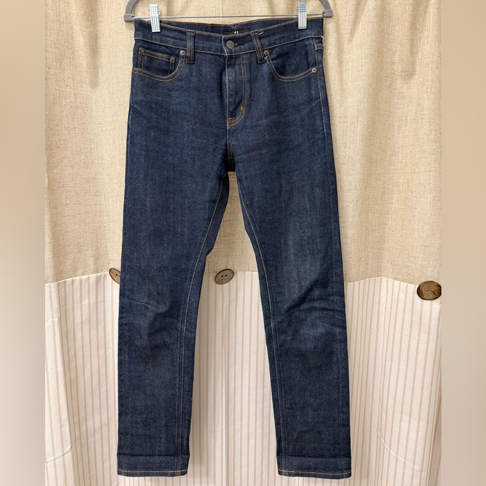Uniqlo Dark Blue Straight Leg Jeans